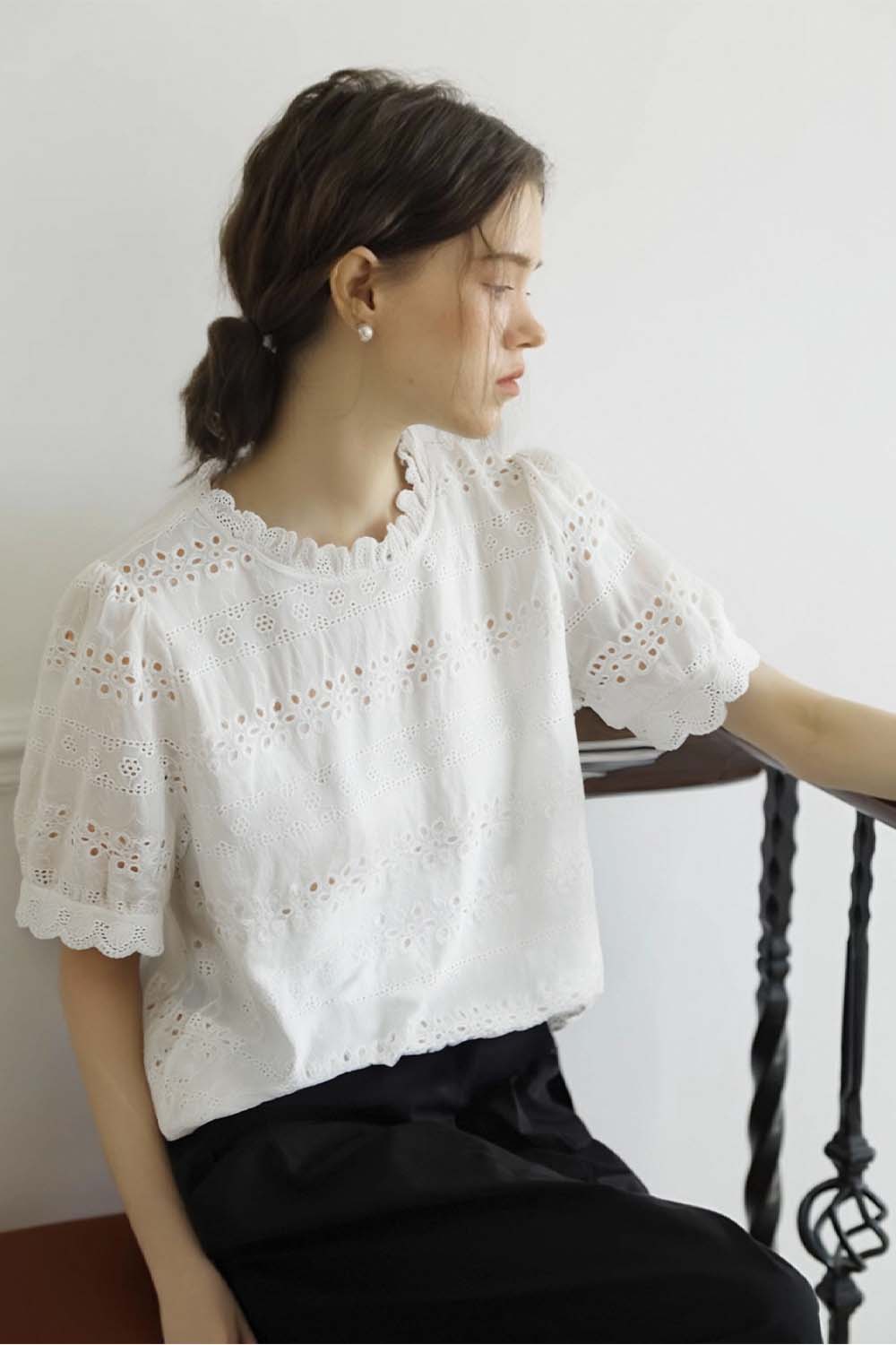 100% Cotton Embroidered Casual Shirt