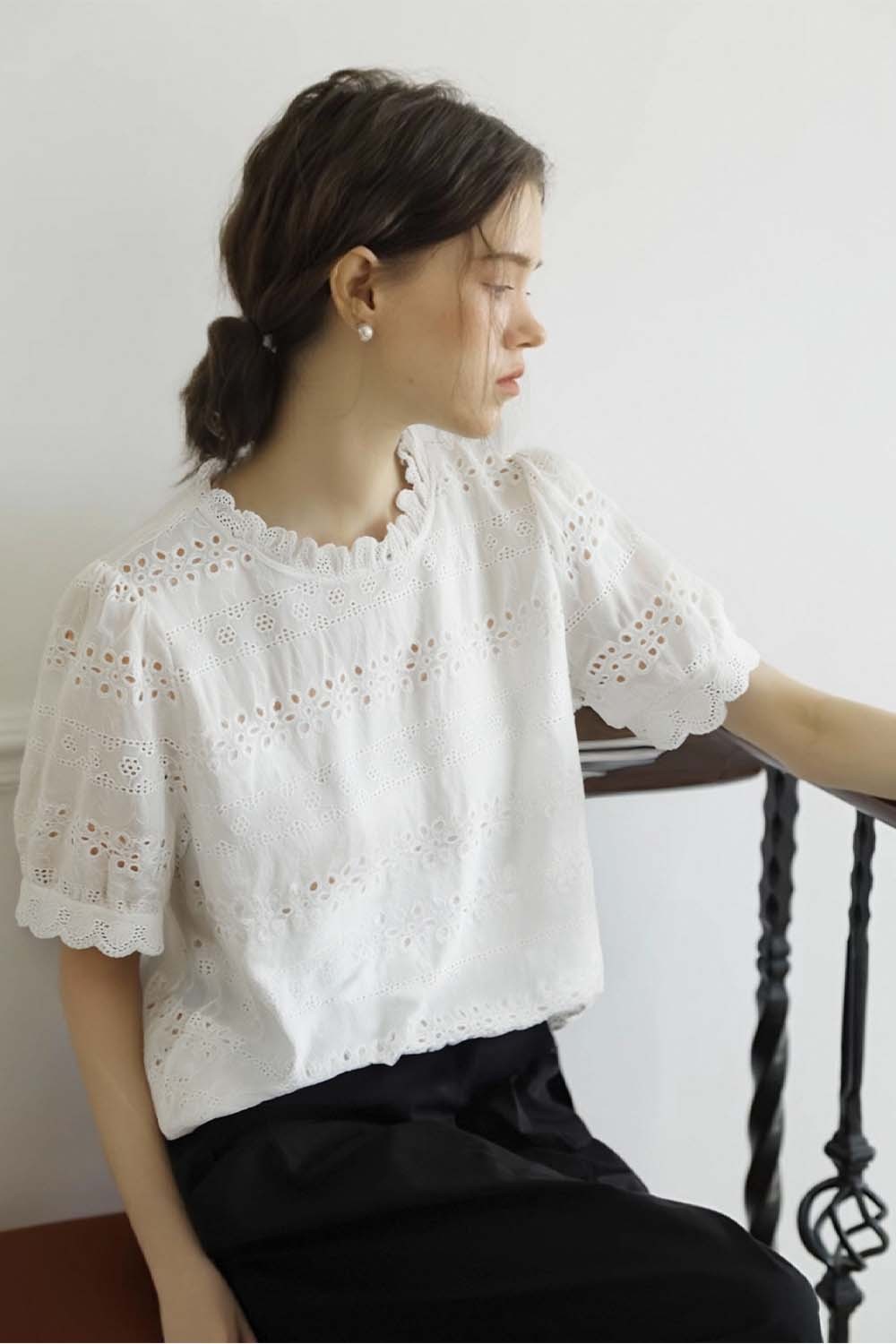 100% Cotton Embroidered Casual Shirt