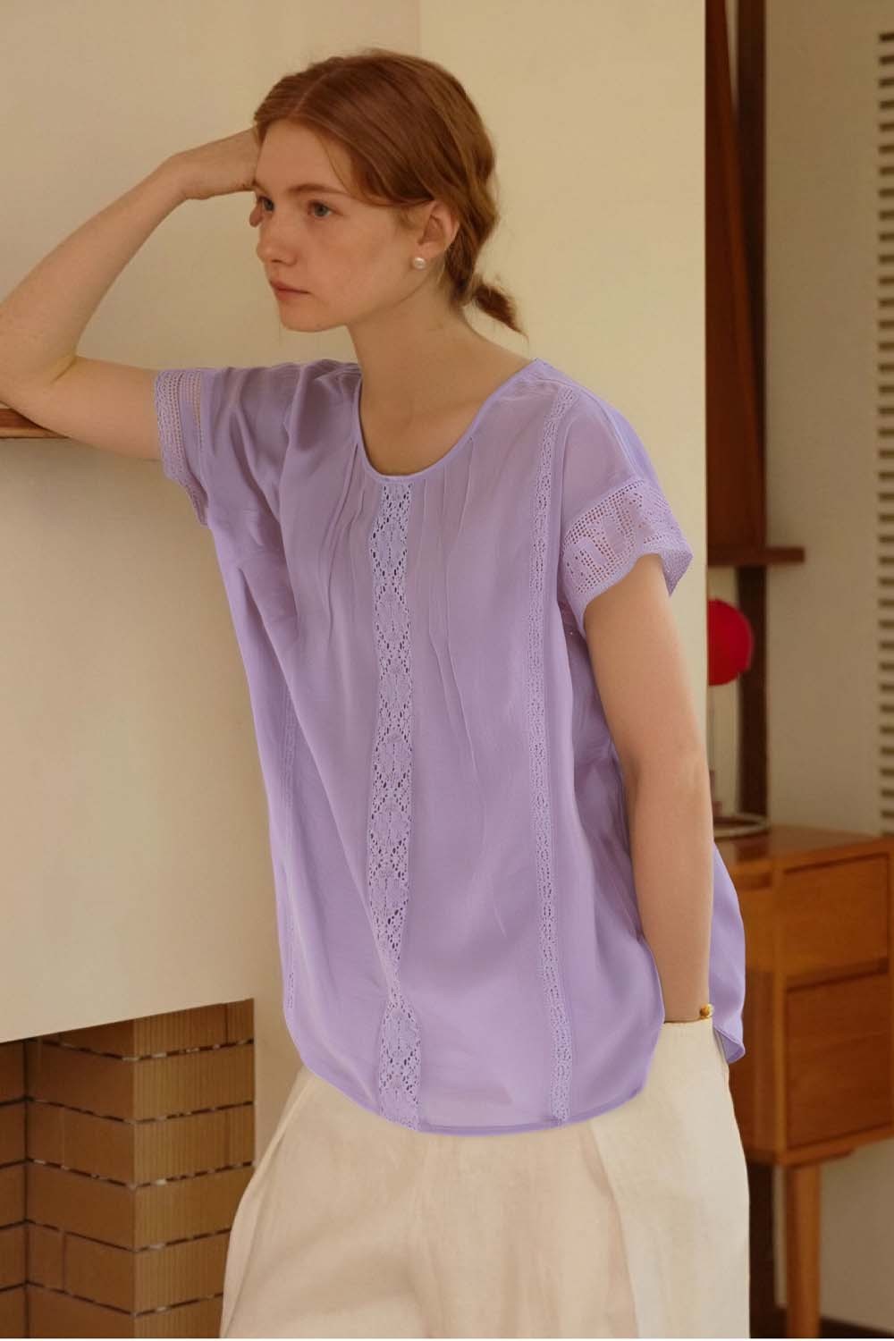 Cotton And Linen Blend Loose Shirt