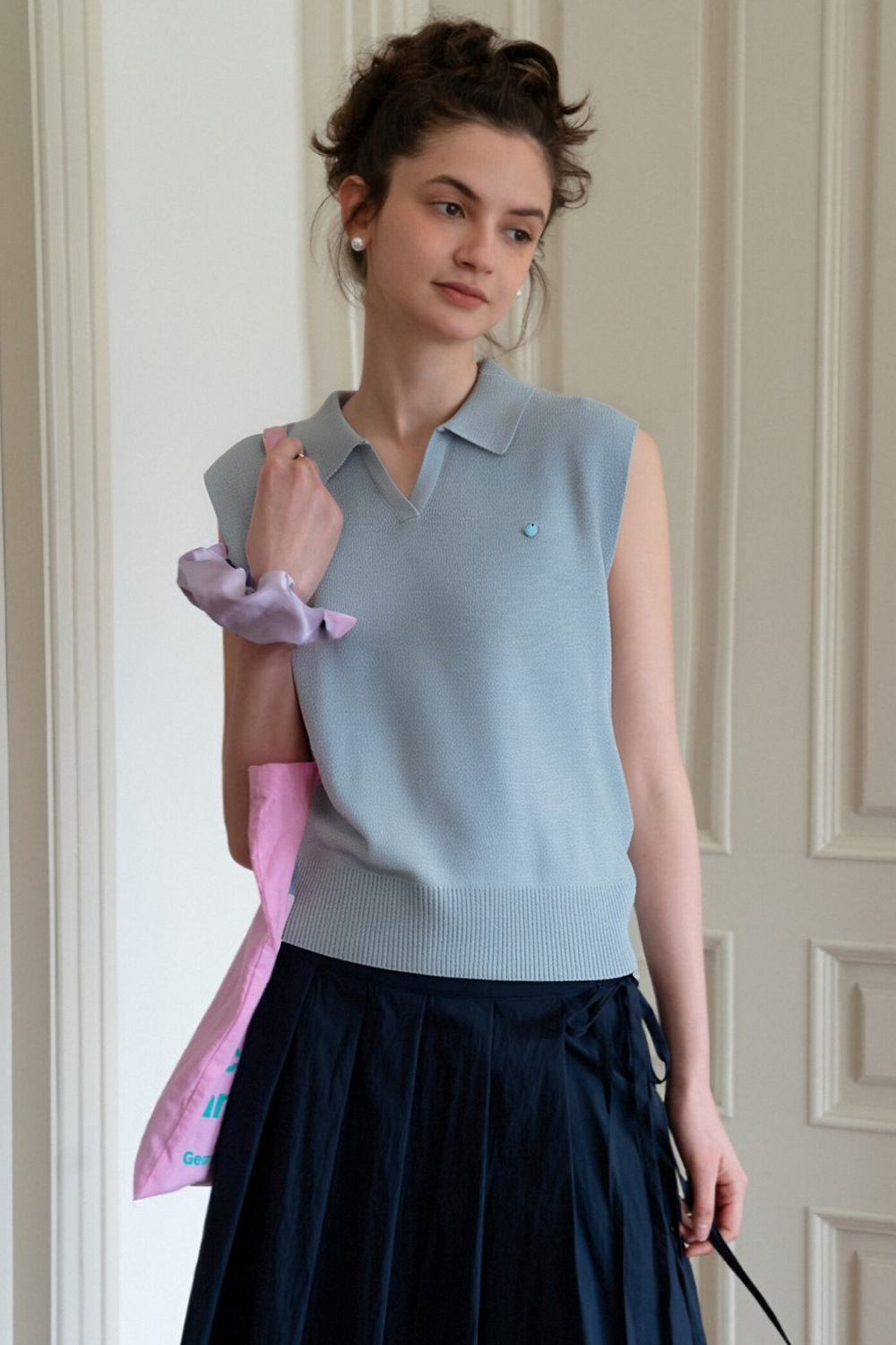 Casual Sleeveless Sweater