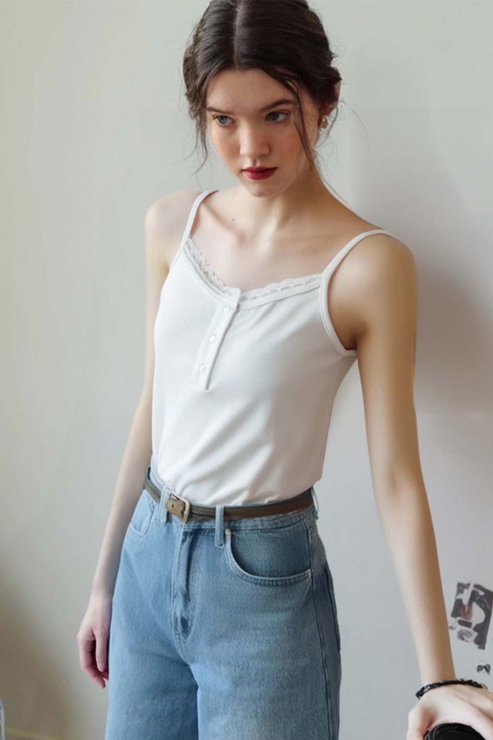 Lace Knitted Suspenders