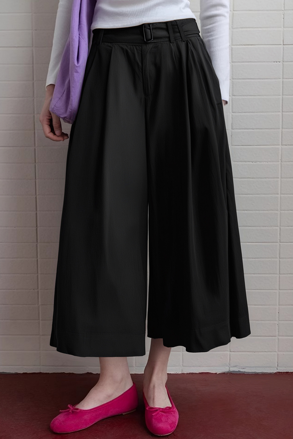 100% Cotton Loose Skirt Pants