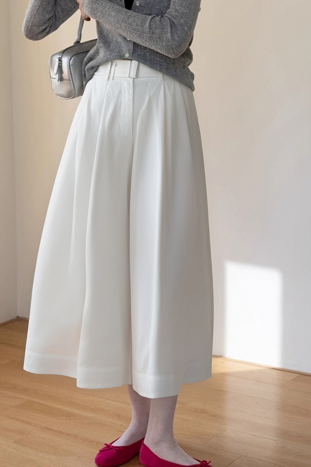 100% Cotton Loose Skirt Pants