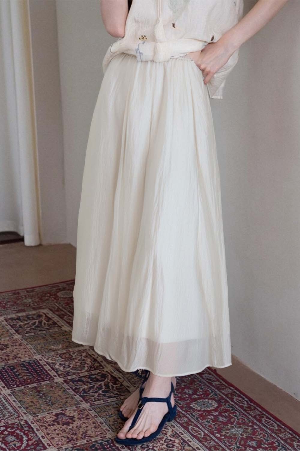 Tencel Ballet Skirt With Long Skirt