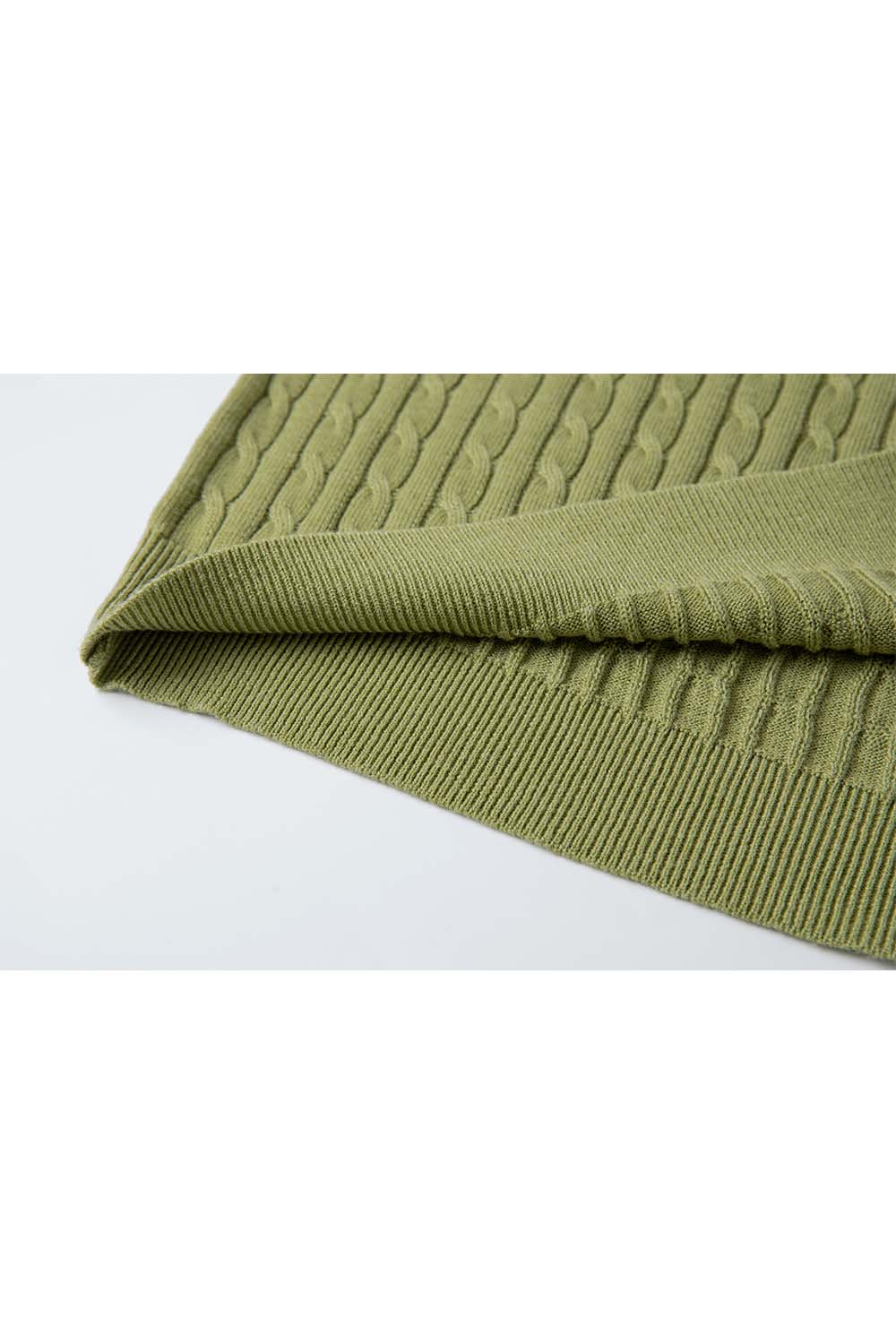 Wool Blend Fake Two-Piece Sweater