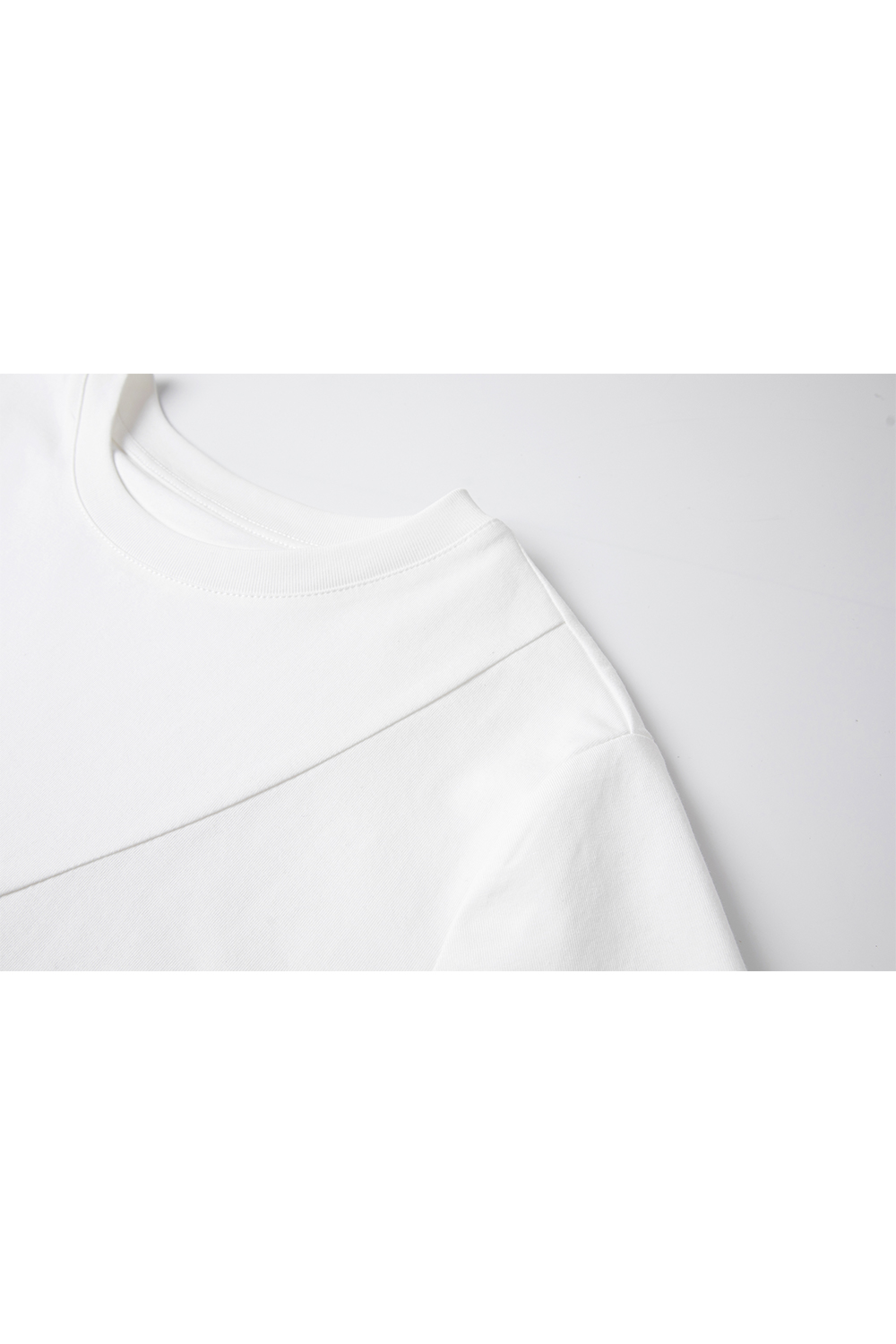 Cotton Solid Color Knitted T-Shirt