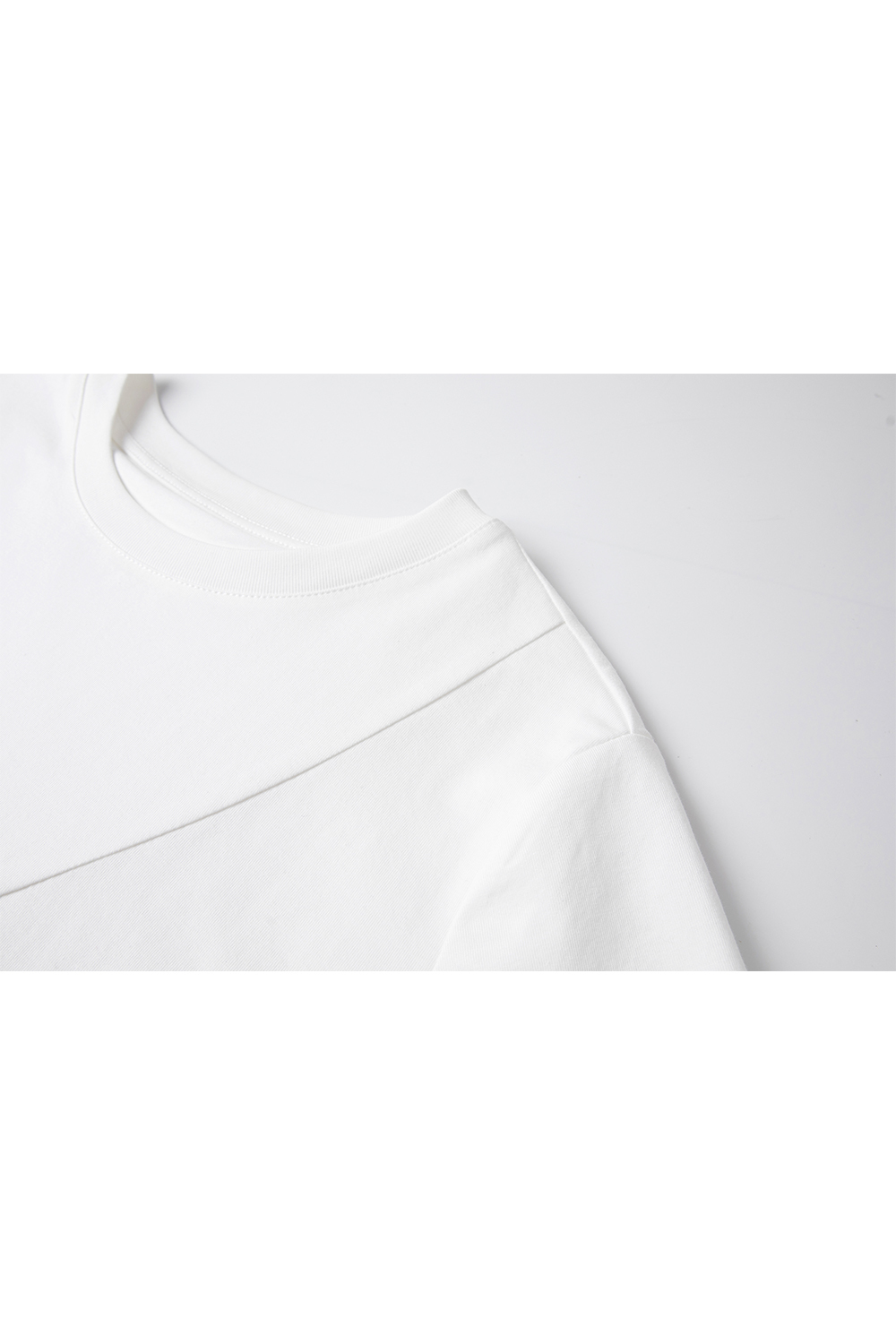 Cotton Solid Color Knitted T-Shirt