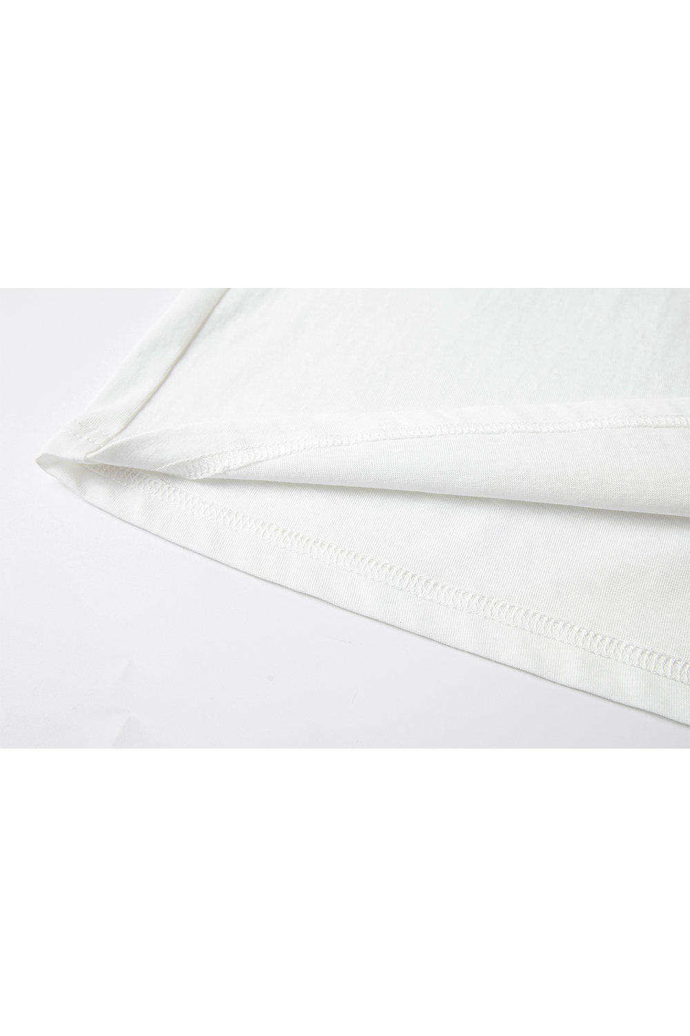Round Neck Solid Color T-Shirt