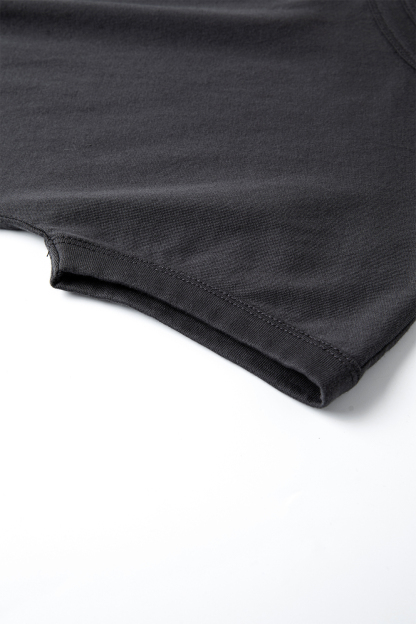 Round Neck Raglan Solid Color T-Shirt