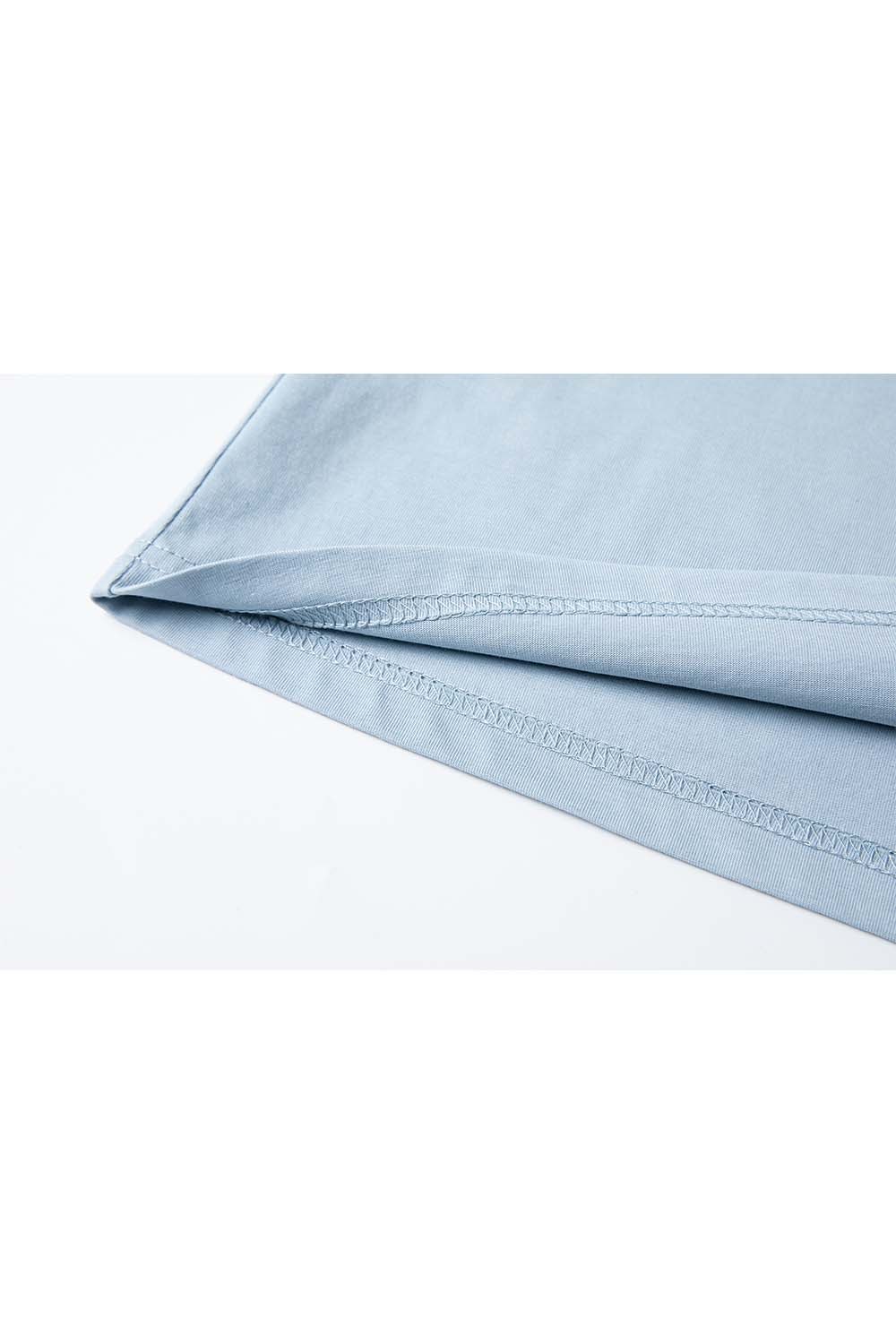 Pure Color V-Neck Casual T-Shirt