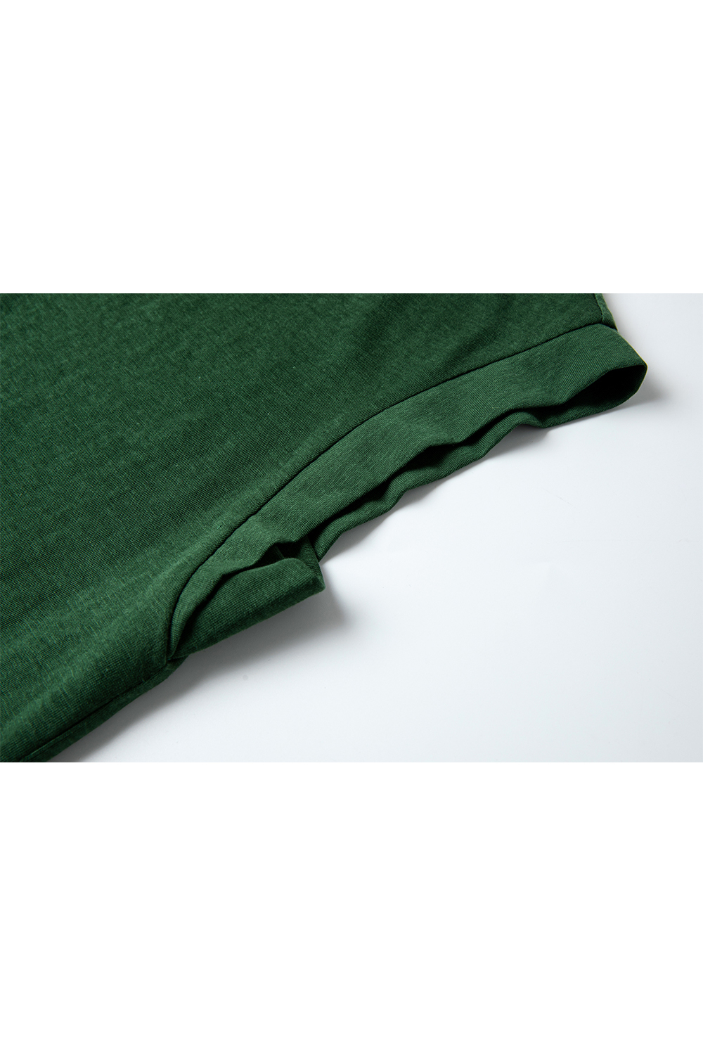 Snowflake Texture V-Neck Straight T-Shirt
