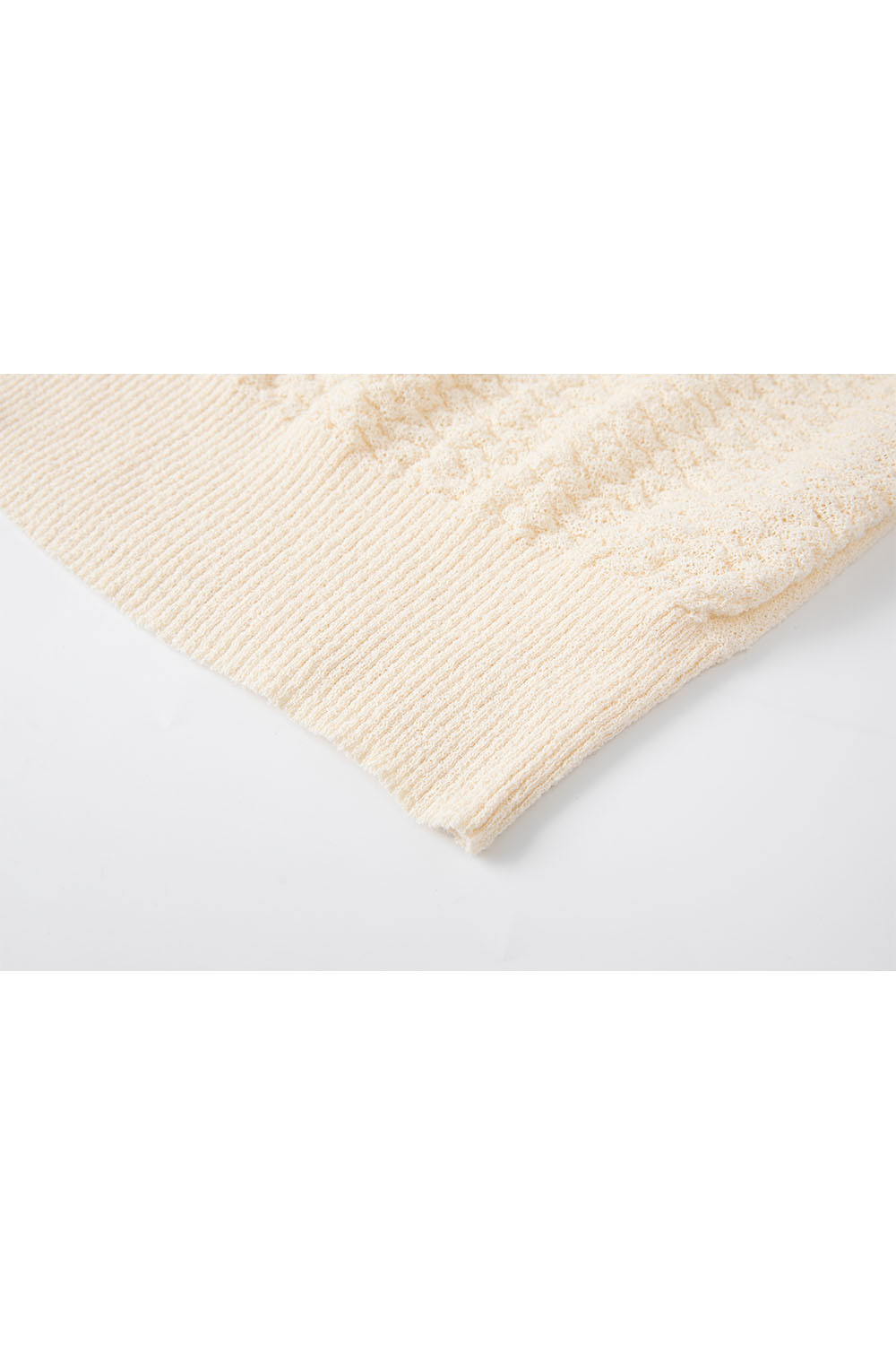 Textured Sleeveless Sweater