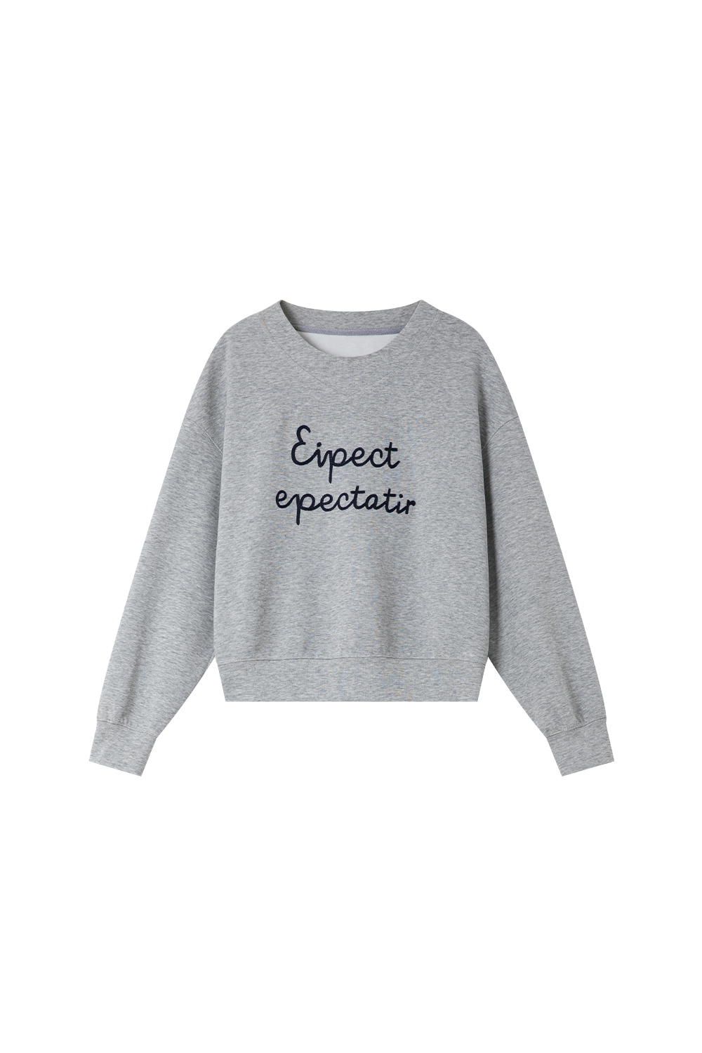 Simple Style Letter Embroidered Sweatshirt