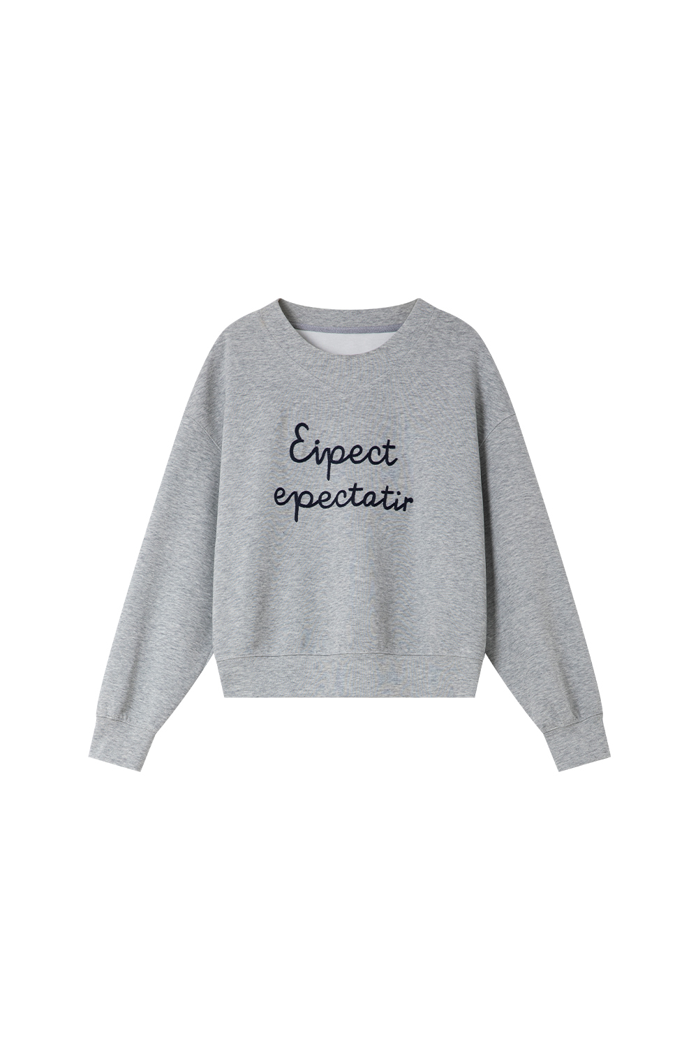 Simple Style Letter Embroidered Sweatshirt