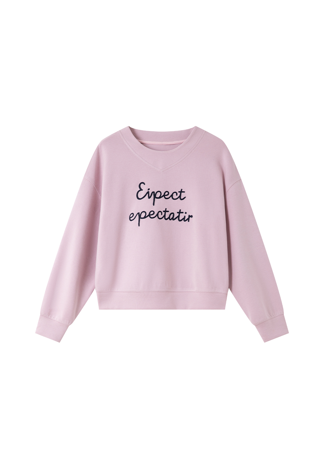 Simple Style Letter Embroidered Sweatshirt