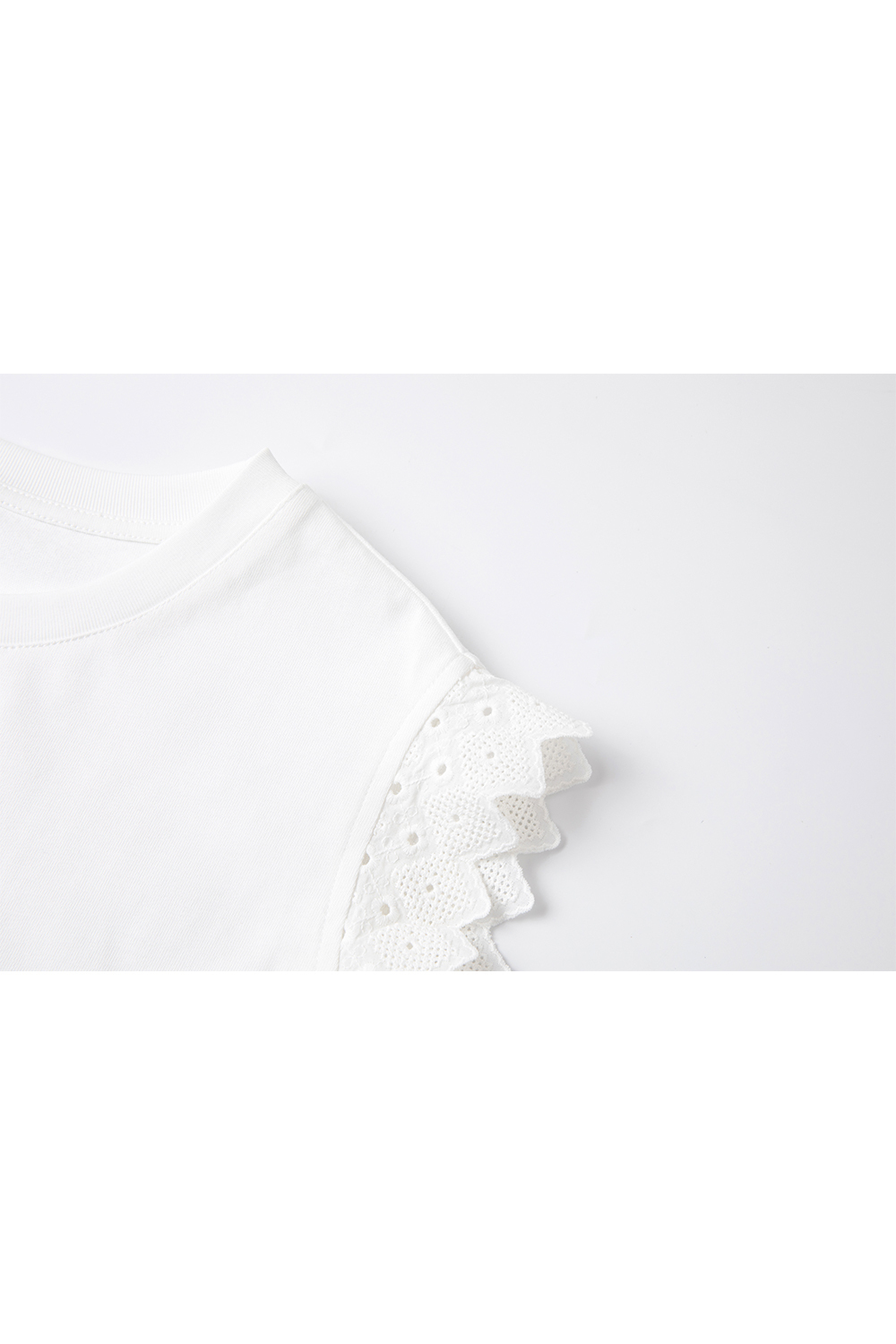 Unique Cuffs Cotton T-Shirt