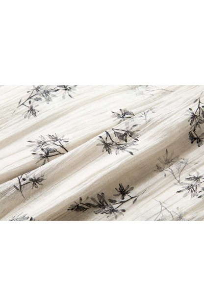 Loose Botanical Pattern Culottes