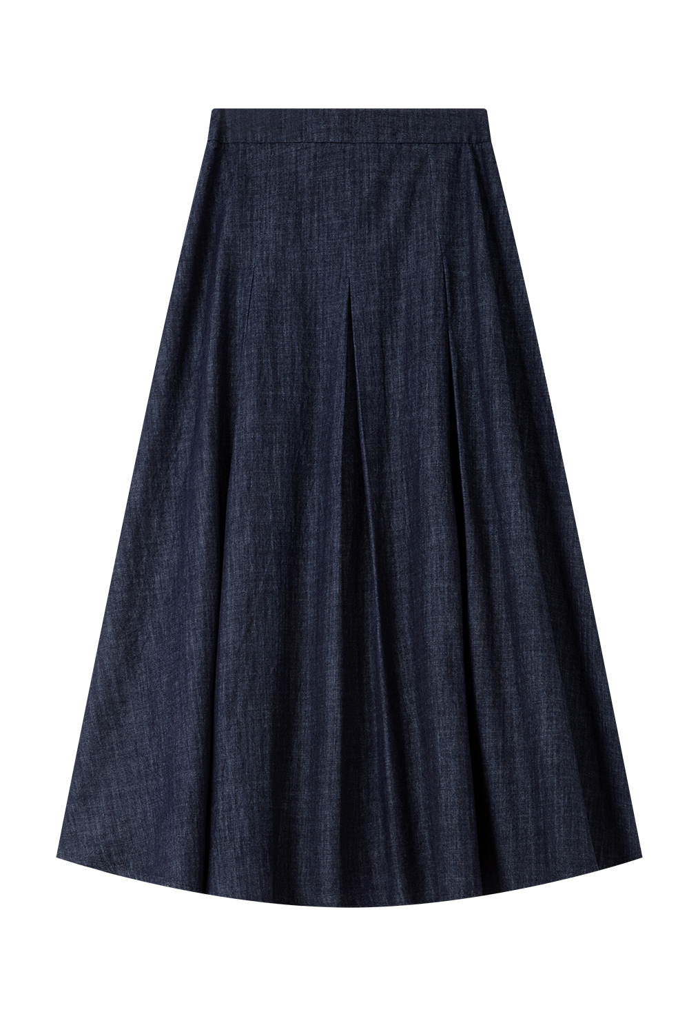 Loose Denim A-Line Skirt