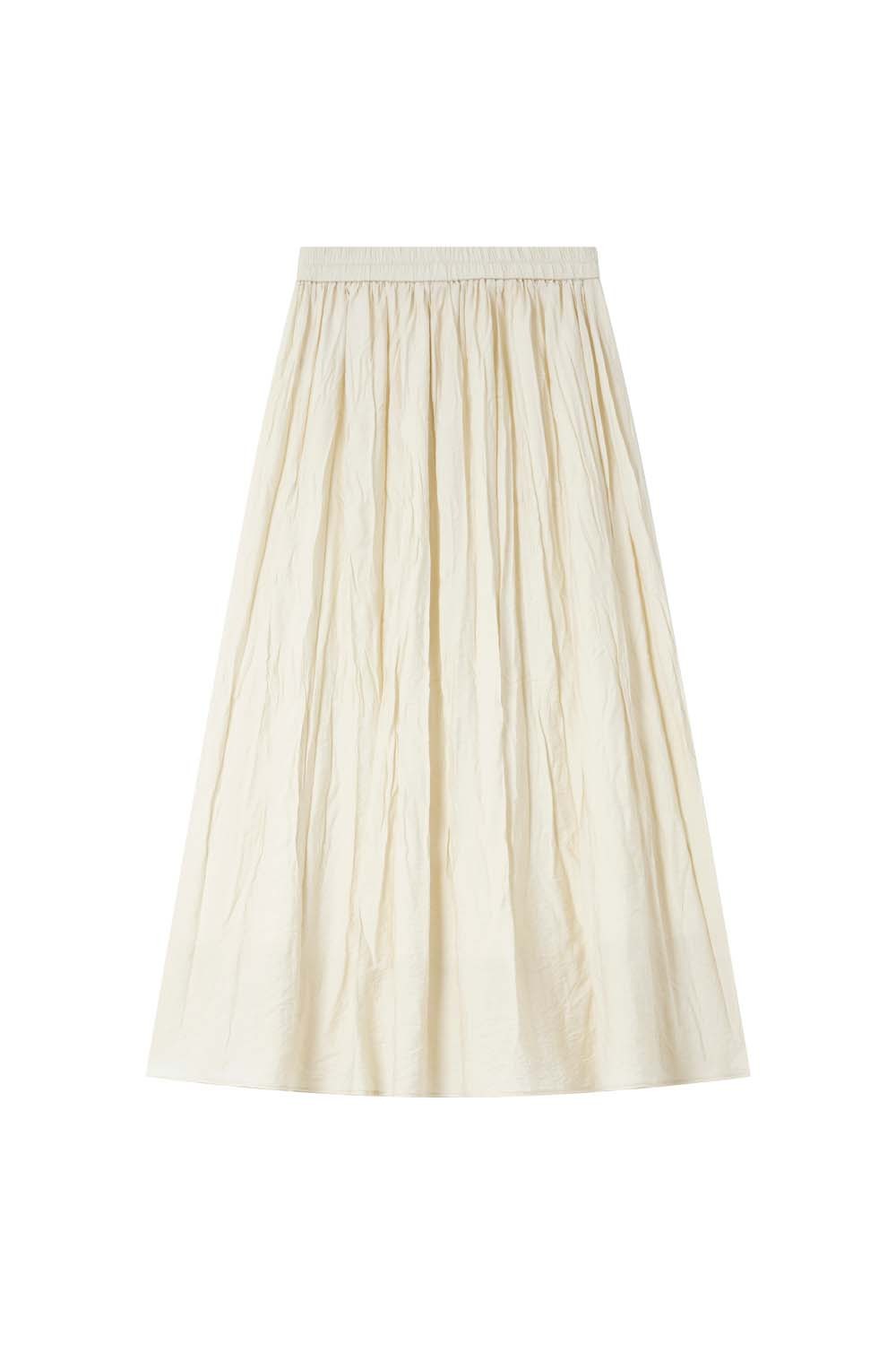 Pleated Loose Umbrella Skirt