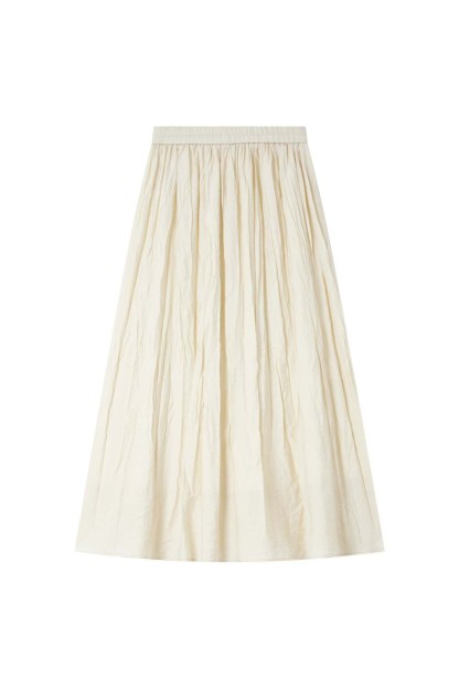 Pleated Loose Umbrella Skirt