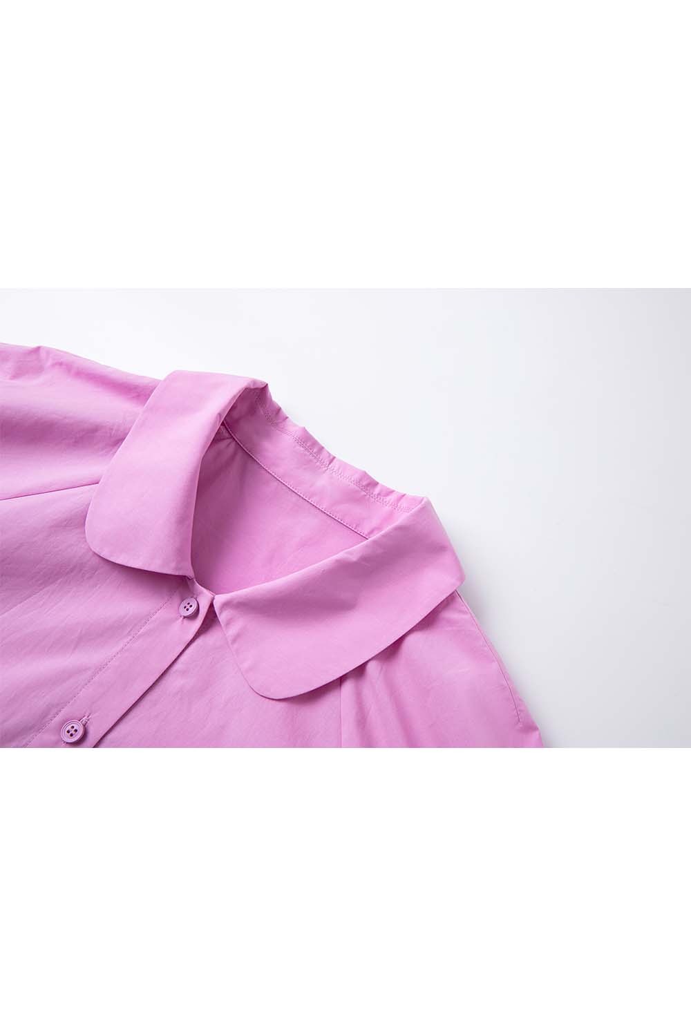 Lace Hem Casual Shirt
