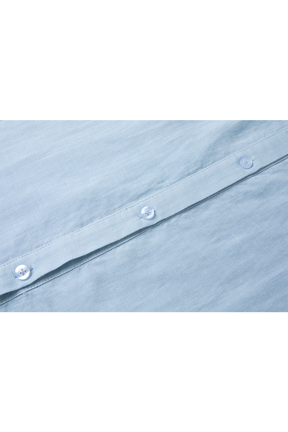 Cotton And Linen Blended Square Neck Dress