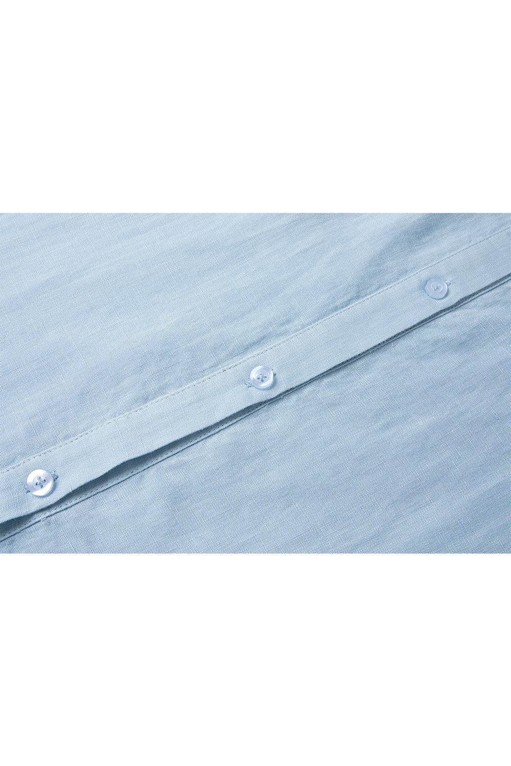 Cotton And Linen Blended Square Neck Dress