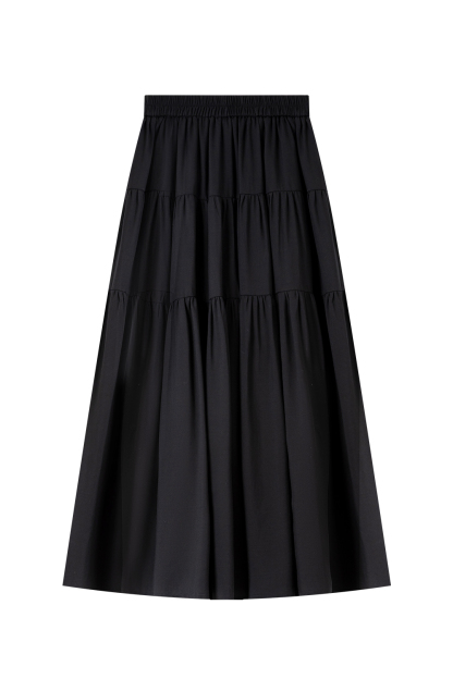 Minimalist Style Patchwork Skirt