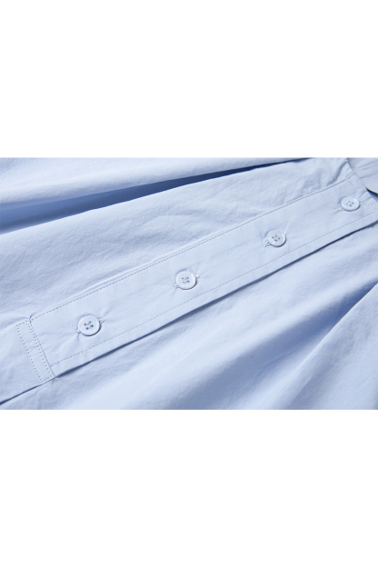 100% Cotton Raglan Loose Shirt