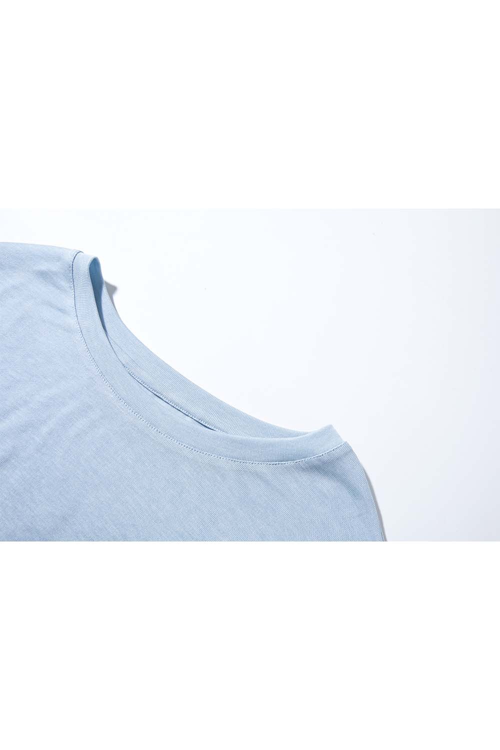 Round Neck Light And Loose T-Shirt