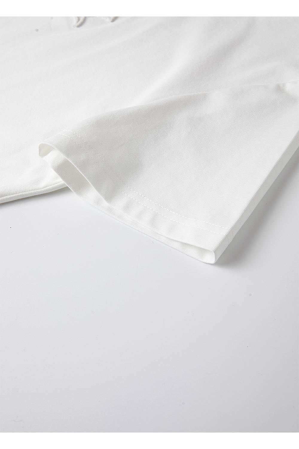 Toothbrush Embroidered Flower Design Loose T-Shirt