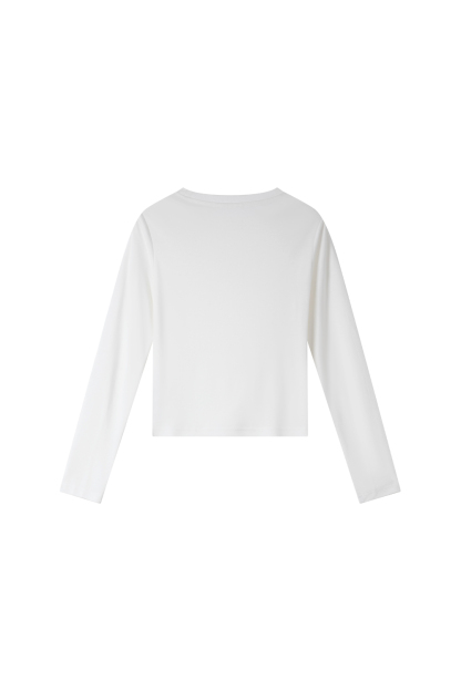 Soft Lace Long-Sleeved T-Shirt