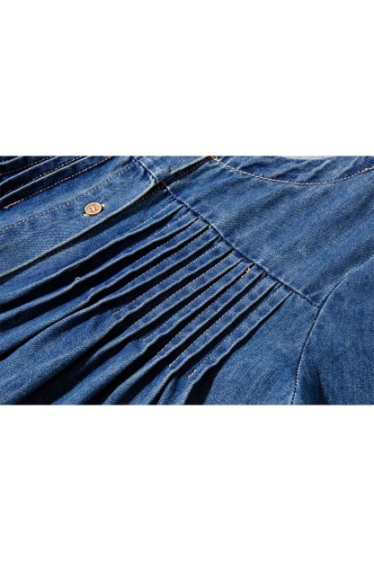 Cotton Loose Denim Dress