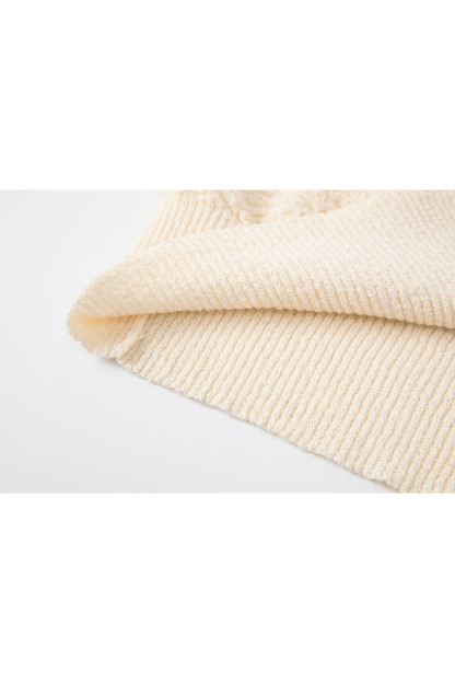 Textured Sleeveless Sweater