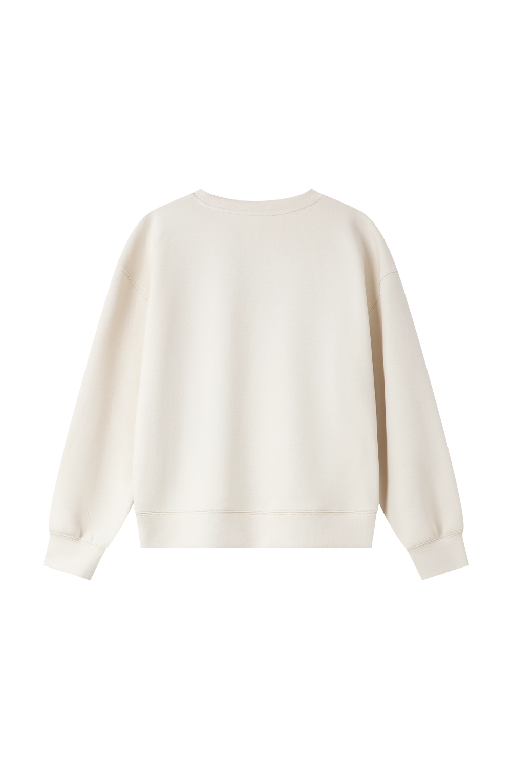 Dachshund Embroidered Round Neck Sweatshirt