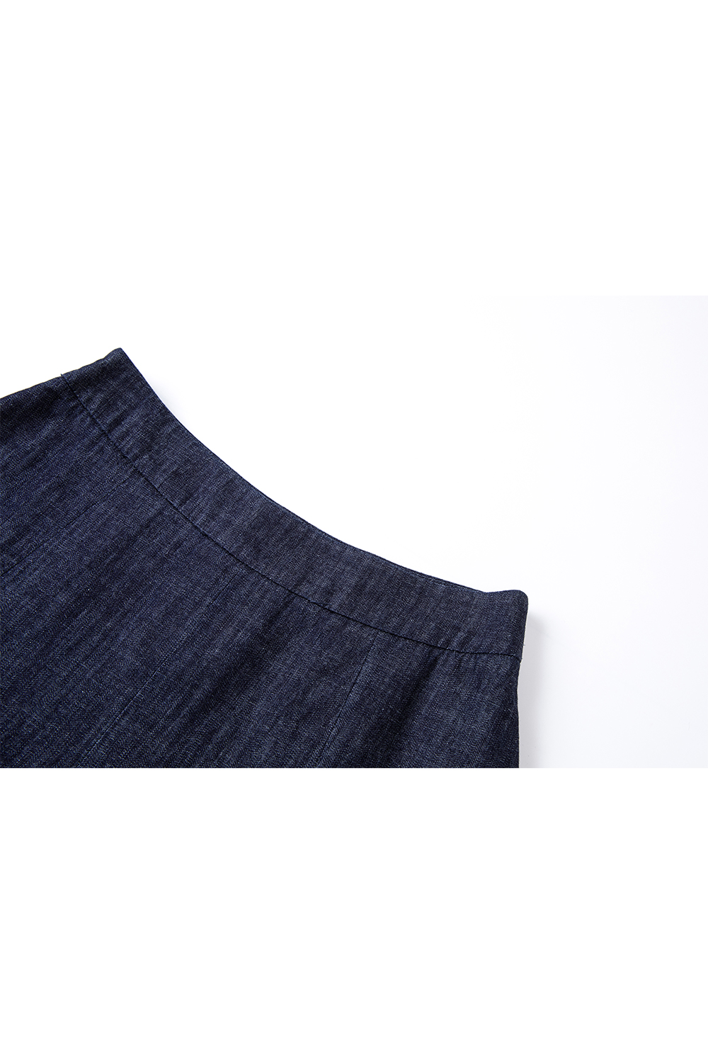 Loose Denim A-Line Skirt