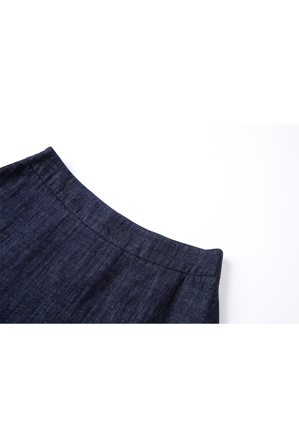 Loose Denim A-Line Skirt