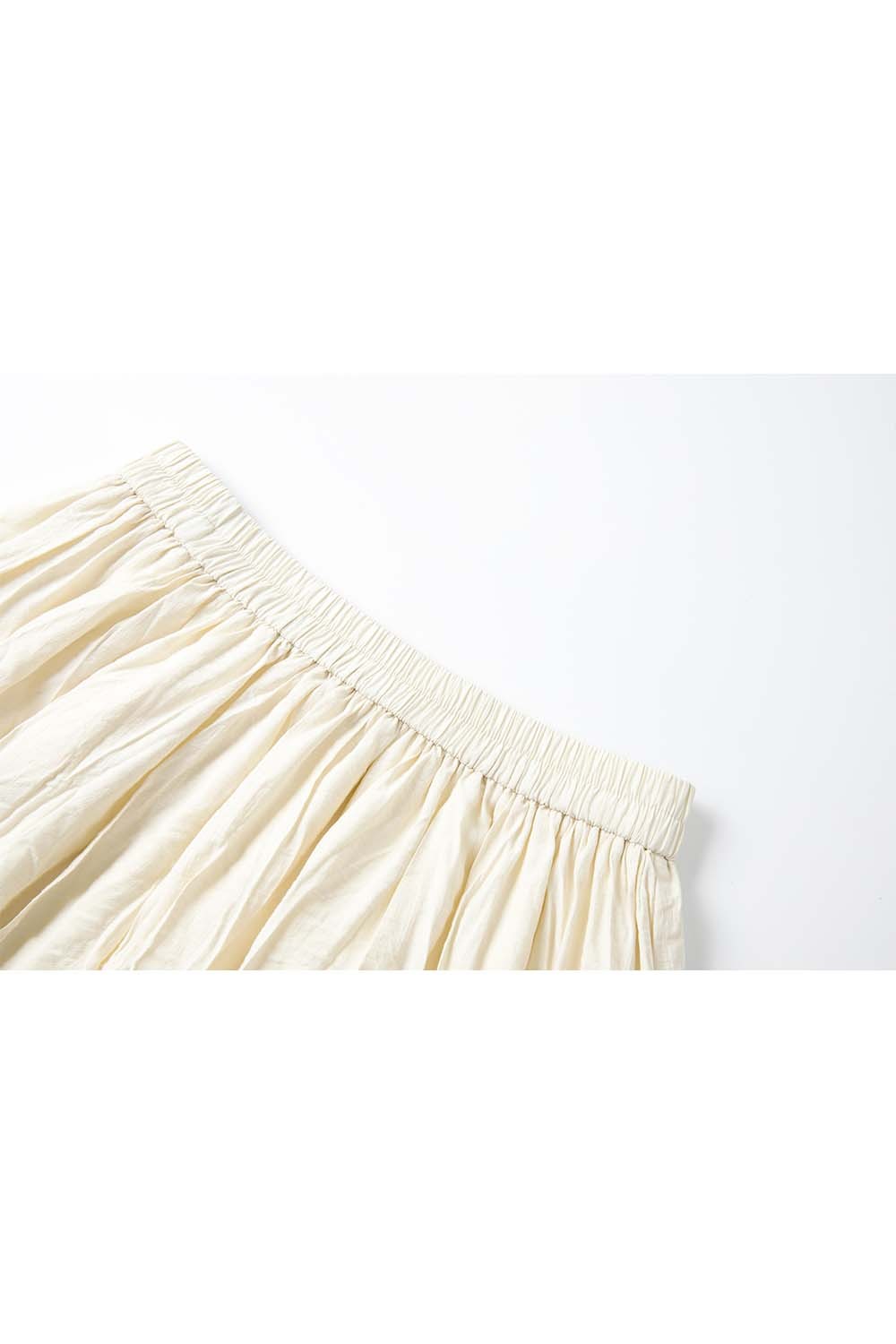 Pleated Loose Umbrella Skirt