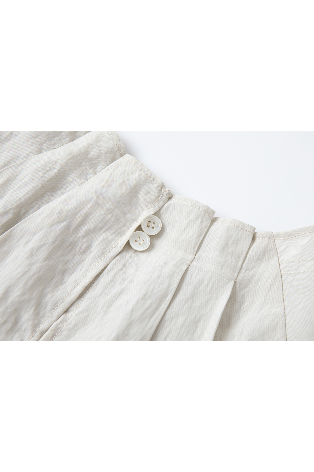 Fashionable Design Pleated Shirt