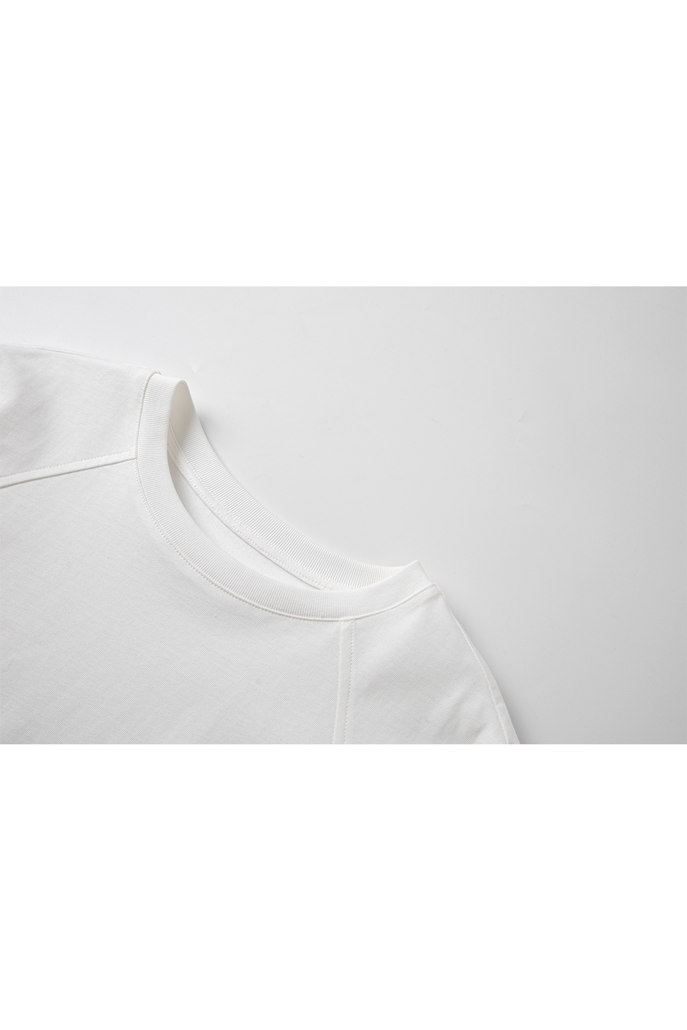 100% Cotton Pleated Sleeve T-Shirt