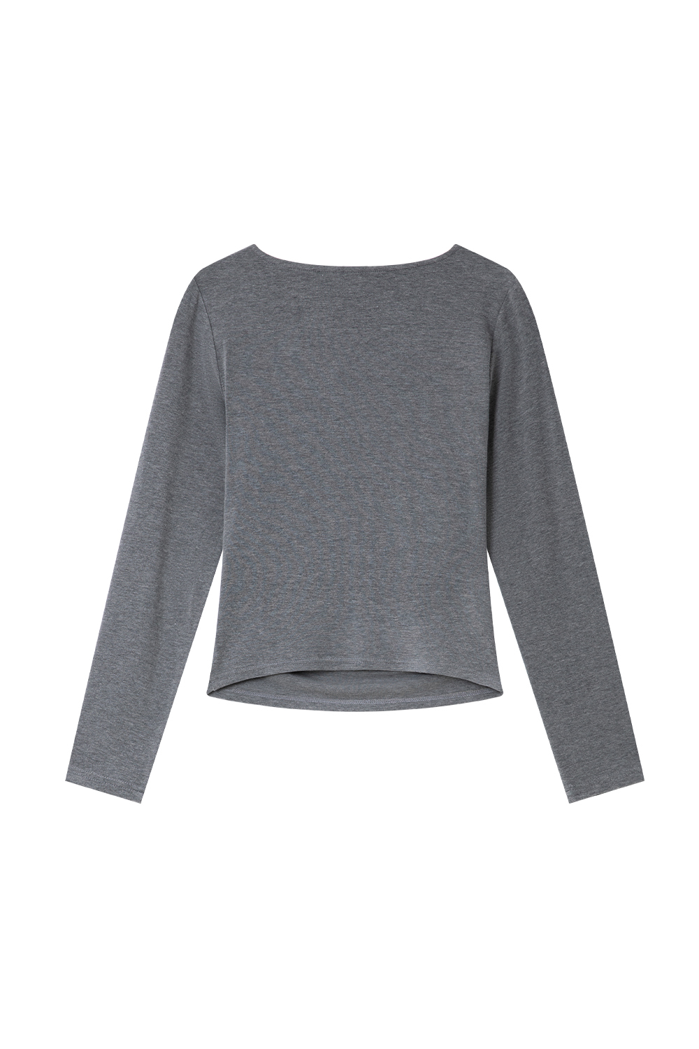Simple Knotted Long-Sleeved T-Shirt