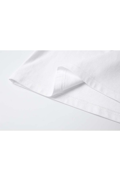 Pure Color V-Neck Casual T-Shirt