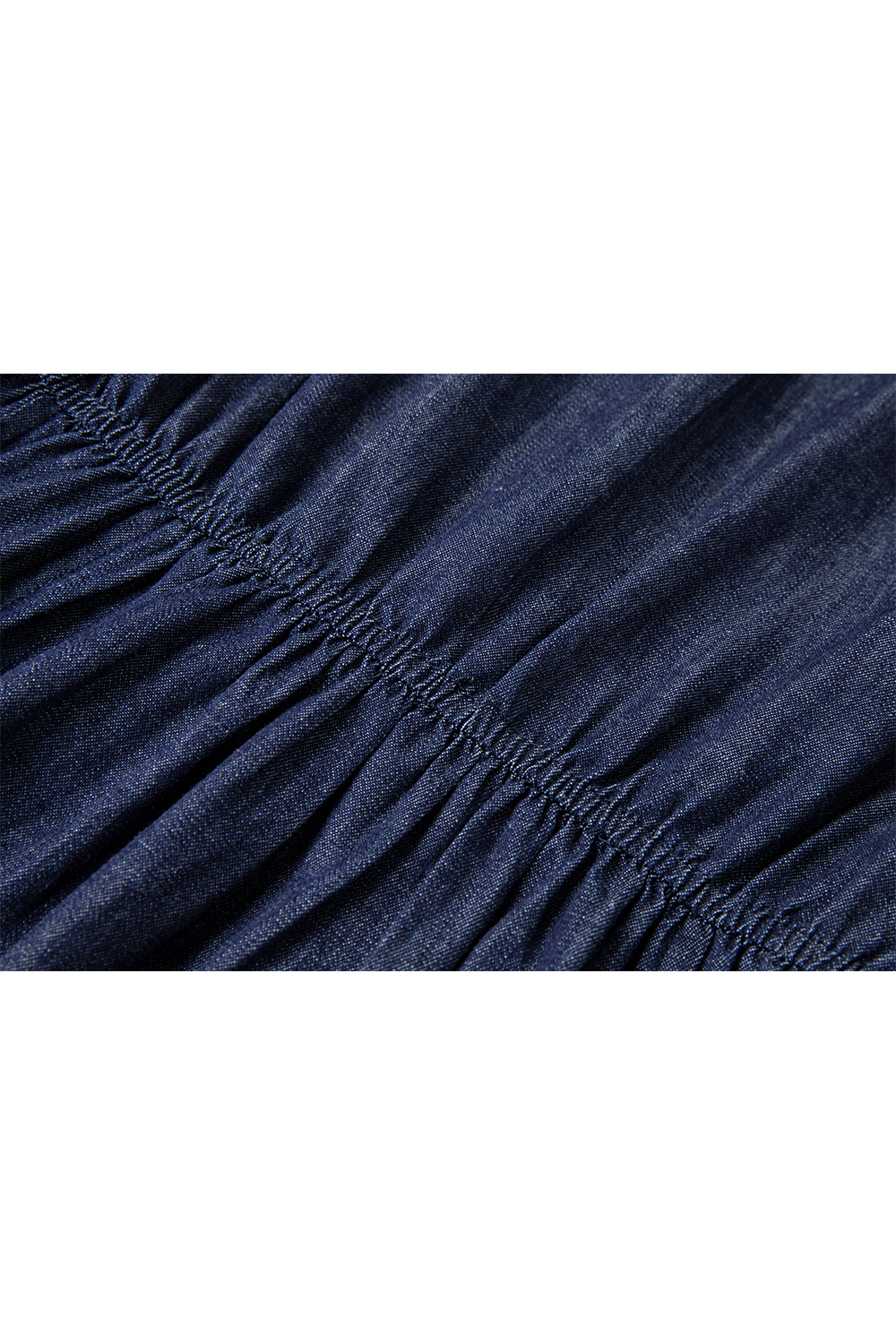 Cotton And Linen Blend Denim Dress