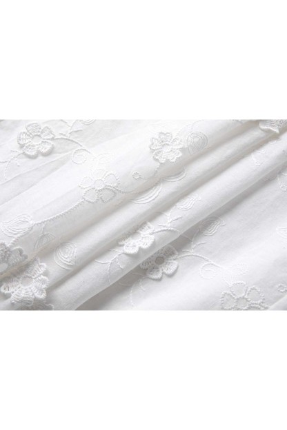 100% Cotton 3D Flower Shirt