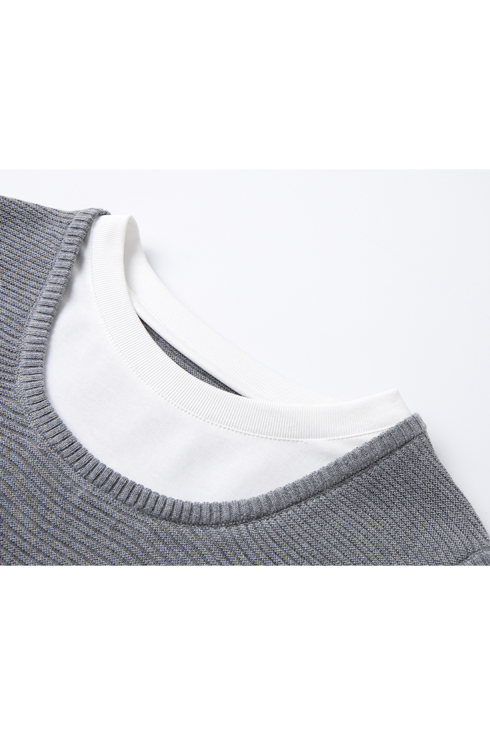 Simple Knit Overlay Top