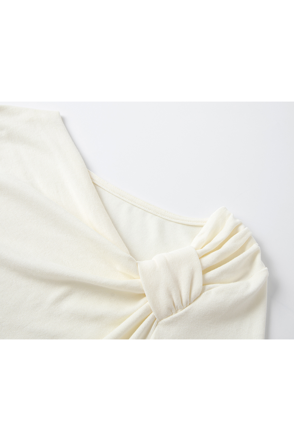 Simple Knotted Long-Sleeved T-Shirt