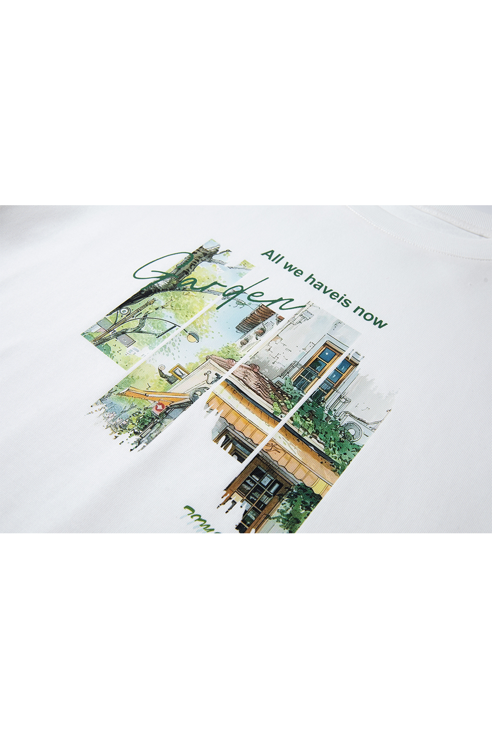 Pure Cotton Time Print T-Shirt