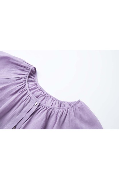 Cool Breathable Cotton And Linen Shirt