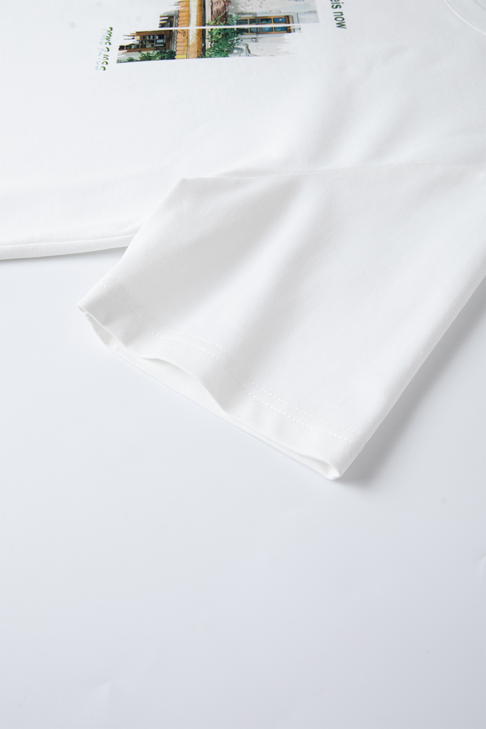 Pure Cotton Time Print T-Shirt