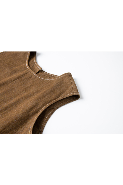 Cross Hollow Design Vest